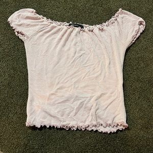 Forever 21 Off shoulder Slightly cropped